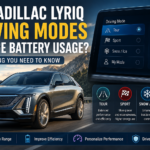 do the driving modes in cadillac lyriq offer different ranges or battery usages?